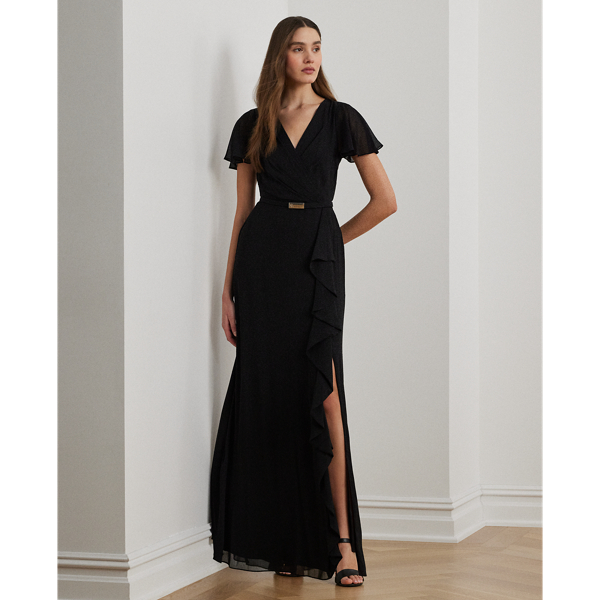 Ralph lauren flutter sleeve dress on sale