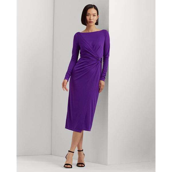 Jersey Long-Sleeve Cocktail Dress for Women | Ralph Lauren QA