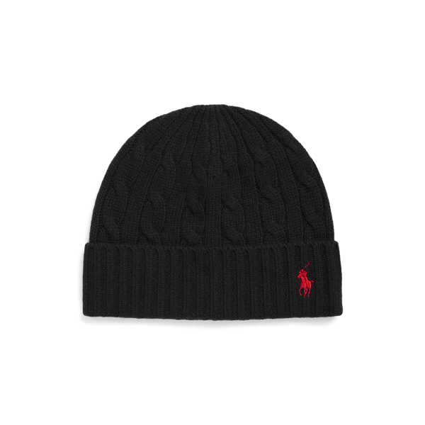 Cable-Knit Merino Wool-Blend Beanie