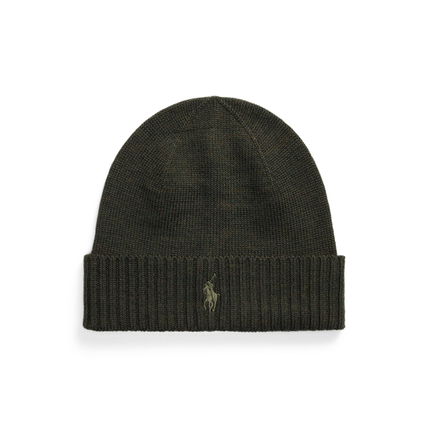 Wollm&uuml;tze mit charakteristischem Pony Polo Ralph Lauren in 1