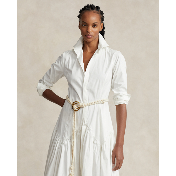 【POLO RALPH LAUREN】Shirred-Yoke Oxfordシュミーズドレス Shirred-Yoke Oxford Shirtdress for Women | Ralph Lauren® PA
