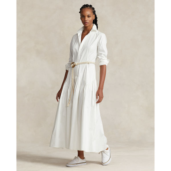 【POLO RALPH LAUREN】Shirred-Yoke Oxfordシュミーズドレス Shirred-Yoke Oxford Shirtdress for Women | Ralph Lauren® BH