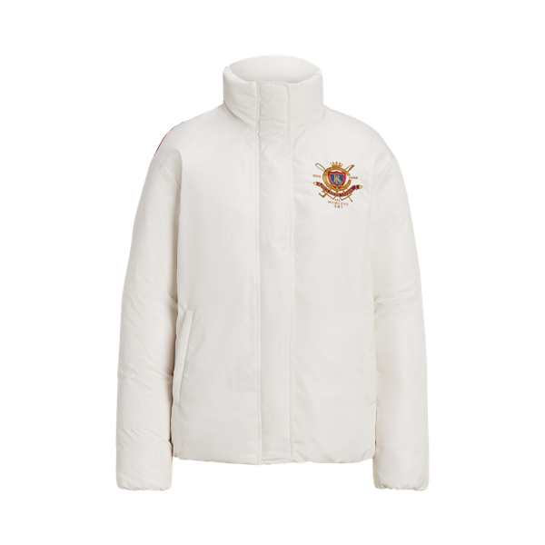 Water-Resistant Crest Motif Down Jacket Polo Ralph Lauren 1