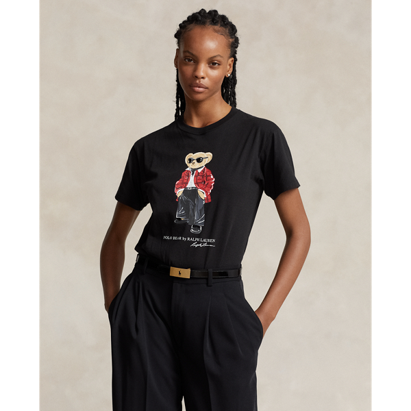 Ralph lauren polo bear t shirt women's best sale