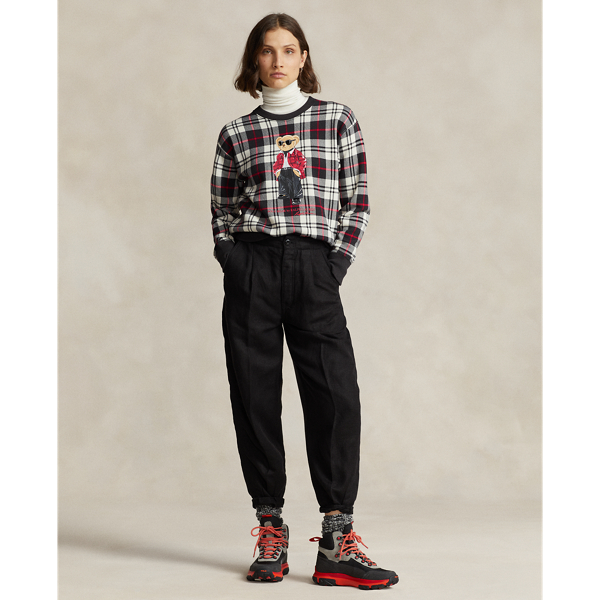 Sweatshirt mit Polo Bear Polo Ralph Lauren in Black/Cream/Red 3