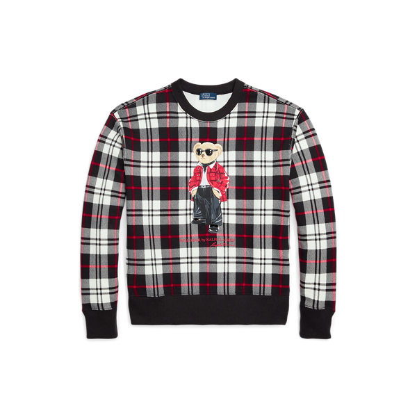 Sweatshirt mit Polo Bear Polo Ralph Lauren in Black/Cream/Red 2