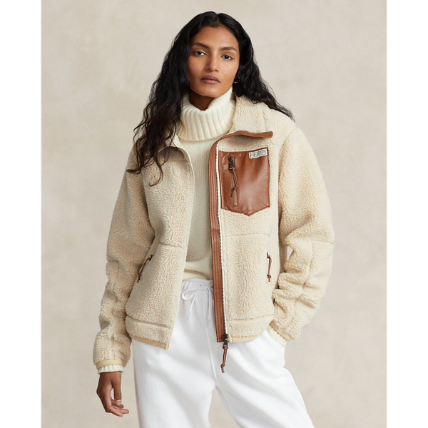 Ralph lauren fleece jacket women's sale