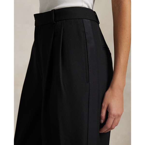 スラックス IONSEOUL Robin Wool Wide Slacks JE840 Wool Twill Formal Wide Leg Pants by Comme des Garçons Comme