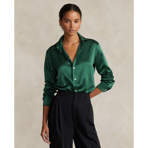 Women s Green Shirts Blouses Ralph Lauren UK