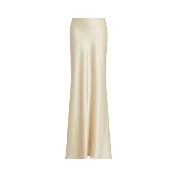 Bias-Cut Satin Mermaid Skirt Polo Ralph Lauren 1