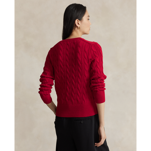 Cable-Knit Cotton Cardigan for Women | Ralph Lauren® NL