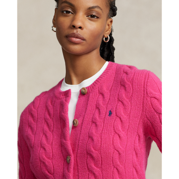 Cable-Knit Wool-Cashmere Cardigan | Ralph Lauren