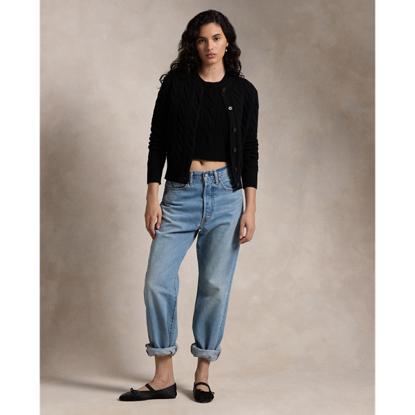 ケーブルニット ウールカシミヤ カーディガン | ラルフ ローレン公式