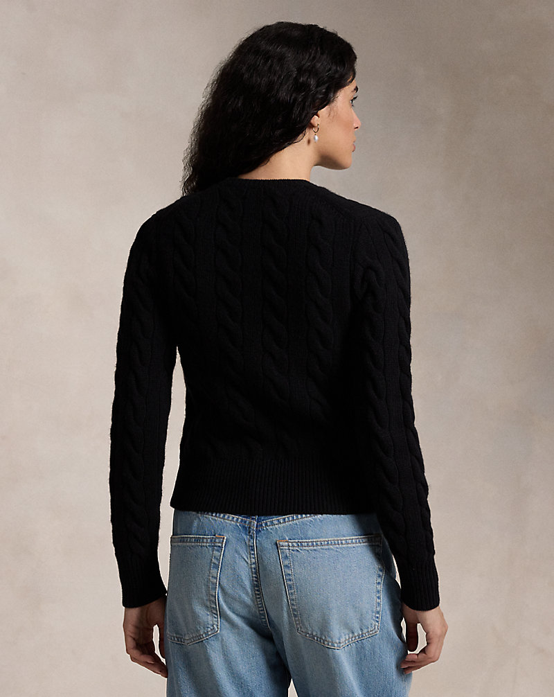 Cable-Knit Wool-Cashmere Cardigan for Women | Ralph Lauren® PA Cable-Knit Wool-Cashmere Cardigan for Women | Ralph Lauren® PA