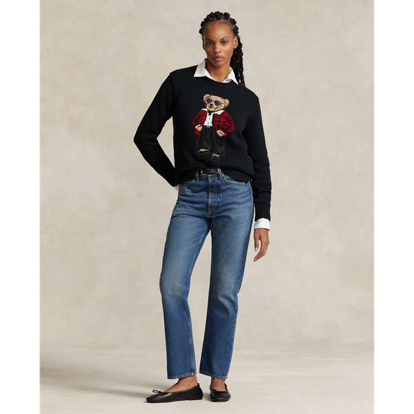 Baumwollpullover mit Polo Bear Polo Ralph Lauren in Schwarz 4