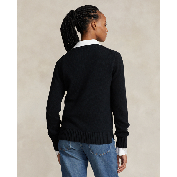 Baumwollpullover mit Polo Bear Polo Ralph Lauren in Schwarz 5