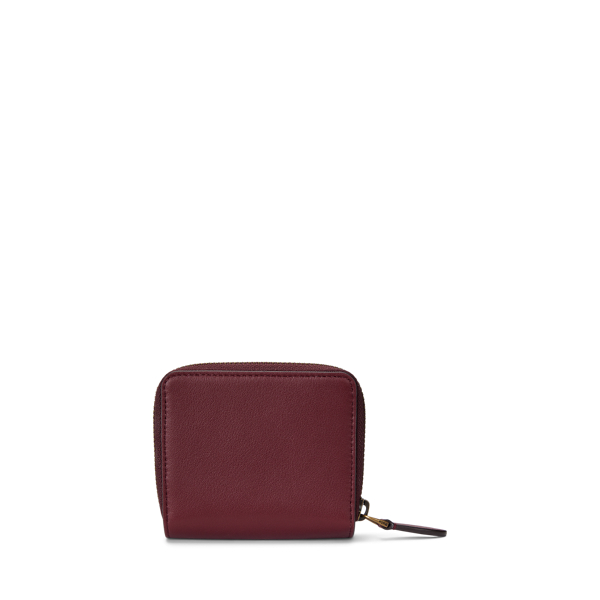 Kompakte Brieftasche mit Polo Bear Polo Ralph Lauren in Bordeaux 2