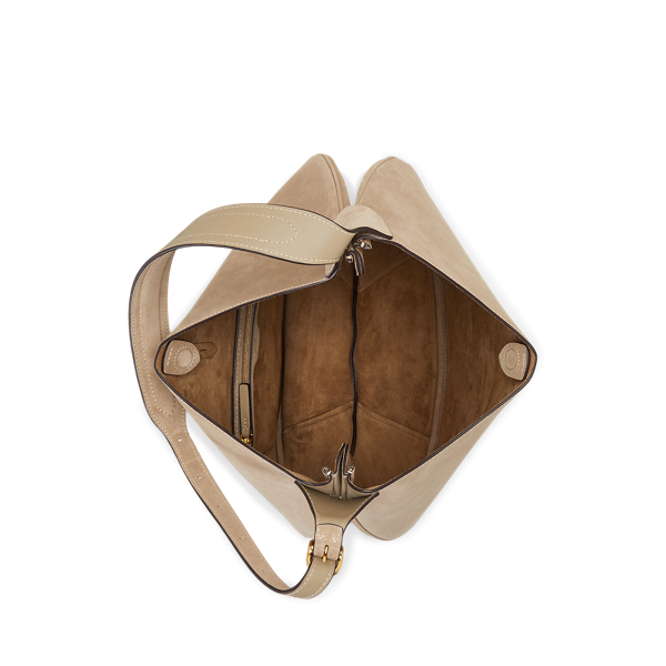 Polo ID Suede Large Shoulder Bag for Women | Ralph Lauren® BH