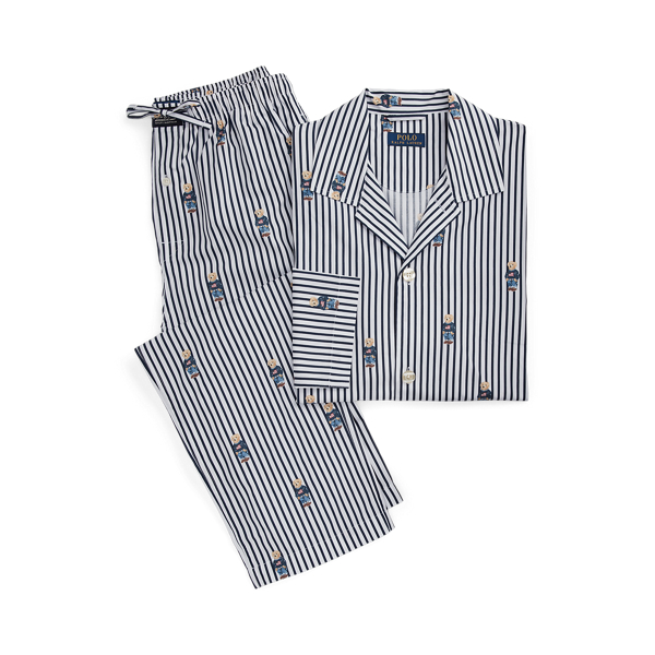 Gestreepte katoenen pyjama met Polo Bear Polo Ralph Lauren in 1