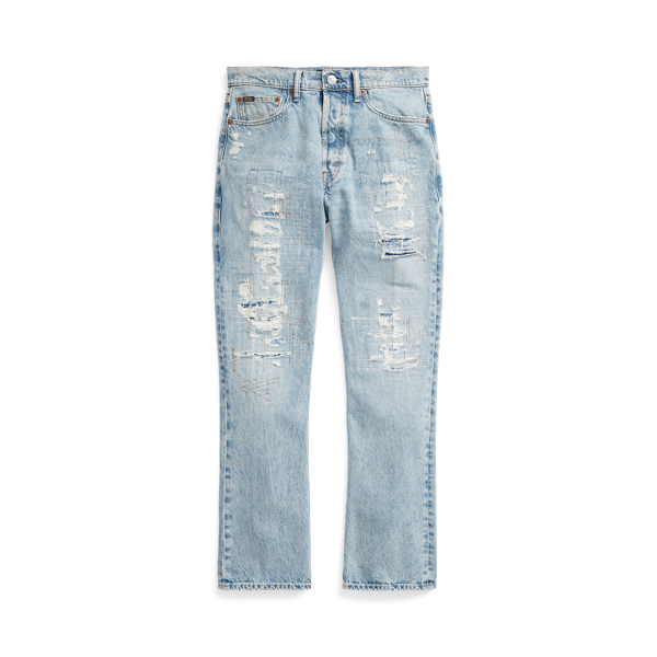 Ruime rechte cropped jeans met hoge taille Polo Ralph Lauren in 1