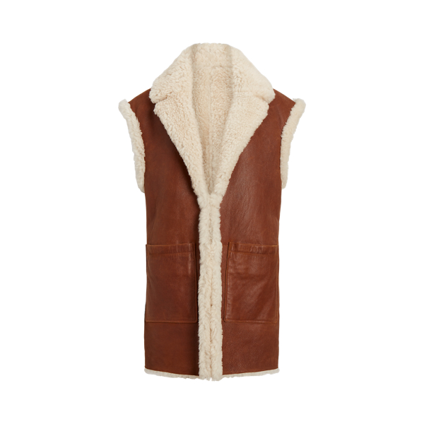 Wendbare Lammfellweste Polo Ralph Lauren in 1