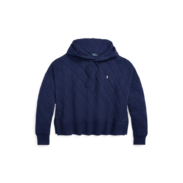 Boxy Fit Quilted Hoodie for Women Ralph Lauren NO