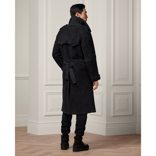 Shearling Trench Coat