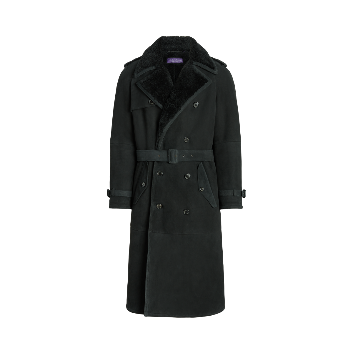 Ralph lauren shearling coat mens on sale