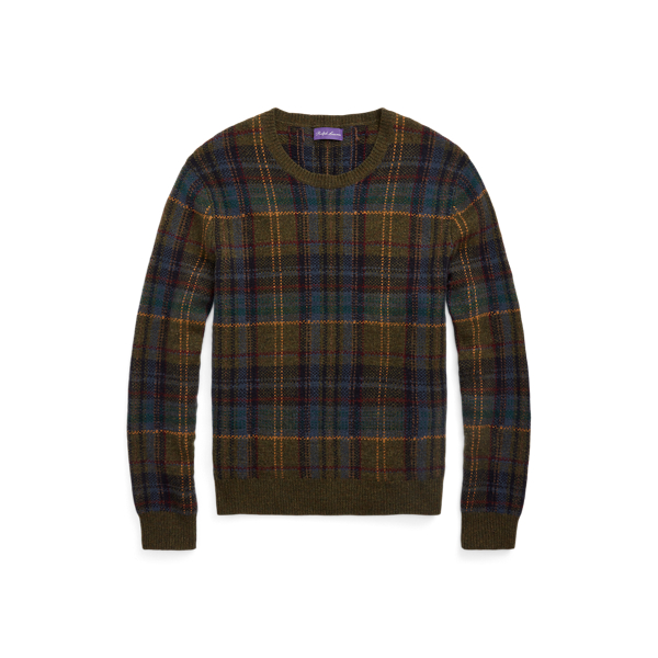 Pull &eacute;cossais en cachemire et laine