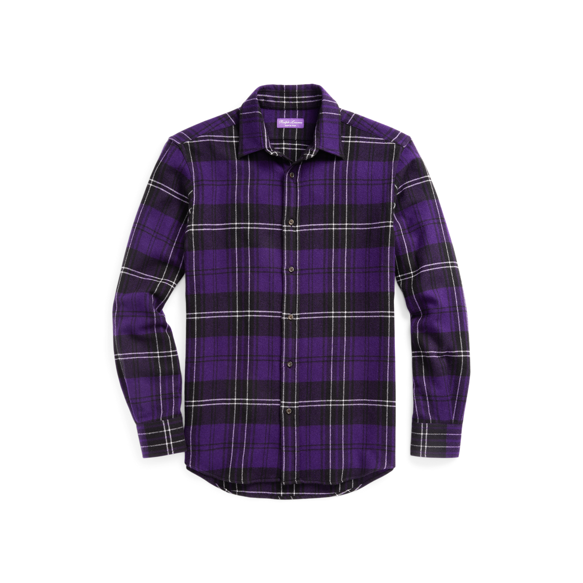 トップス ULTERIOR COTTON CASHMERE FLANNEL SHIRT Plaid