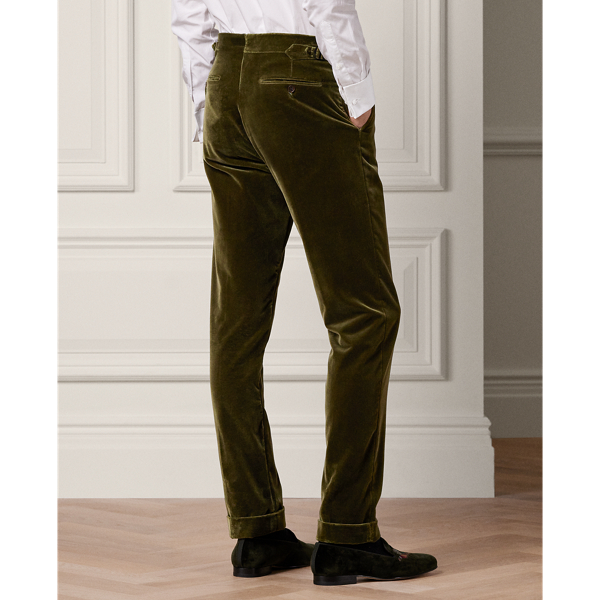 Thicket Moss Gregory Hand-Tailored Velvet Trouser Purple Label 5