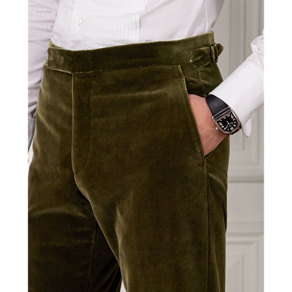 Thicket Moss Gregory Hand-Tailored Velvet Trouser Purple Label 6