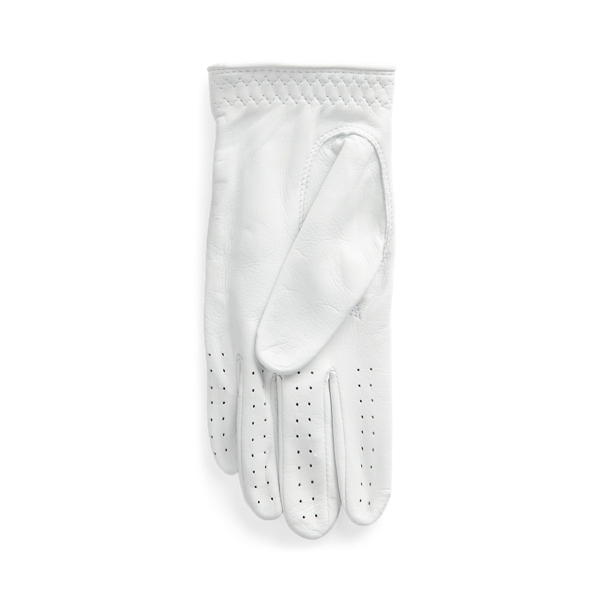 White Women&rsquo;s Leather Golf Glove &ndash; Left Hand RLX 2