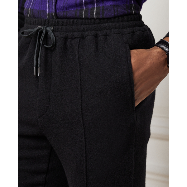 Black Cashmere-Wool Suit Trouser Purple Label 6