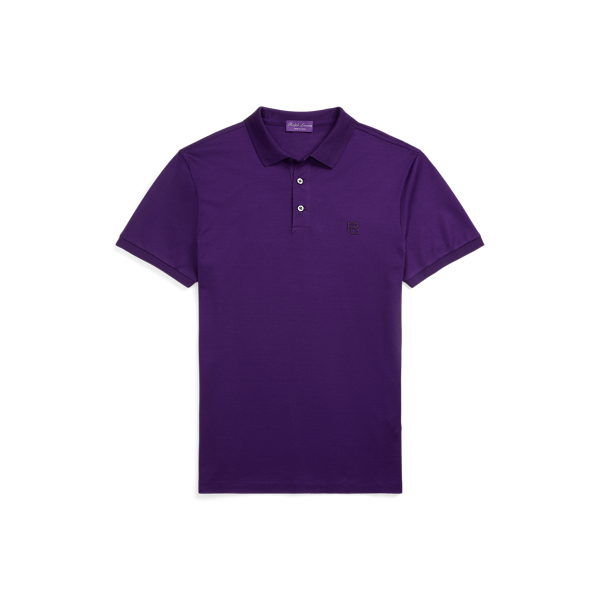 メンズウェア RALPH LAUREN PURPLE LABEL LS POLO SHIRT Ralph Lauren Purple Label ポロシャツ | ブルー | FARFETCH JP