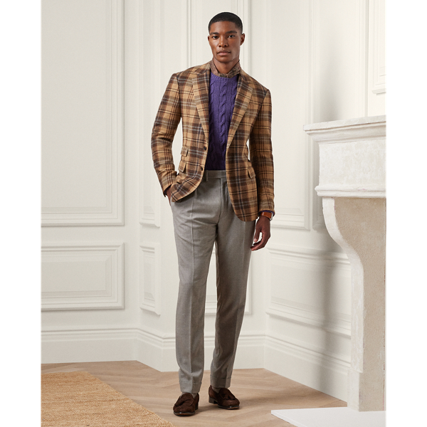 Men's Kent Hand-Tailored Plaid Wool Jacket | Ralph Lauren