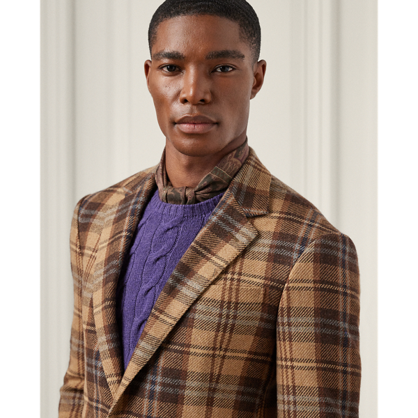 Men's Kent Hand-Tailored Plaid Wool Jacket | Ralph Lauren
