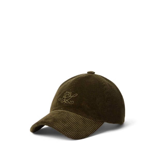 Casquette de baseball en velours côtelé