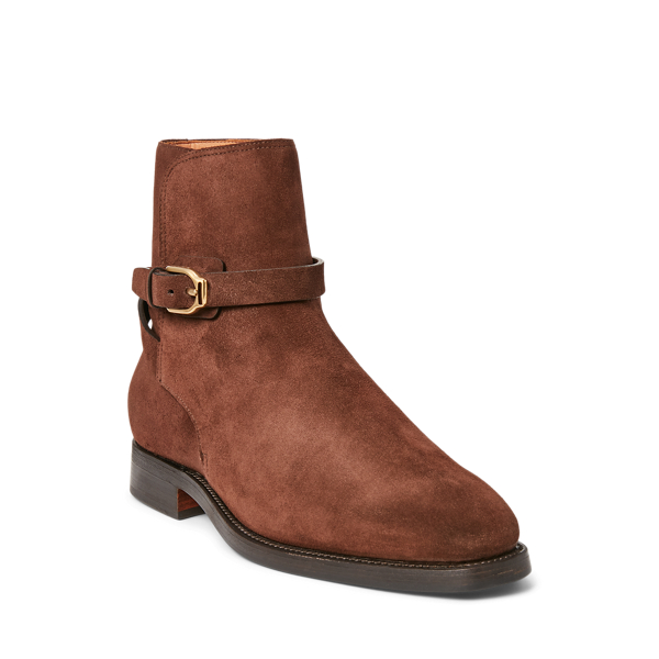 Luggage Brown Welington Calf-Suede Boot Purple Label 2