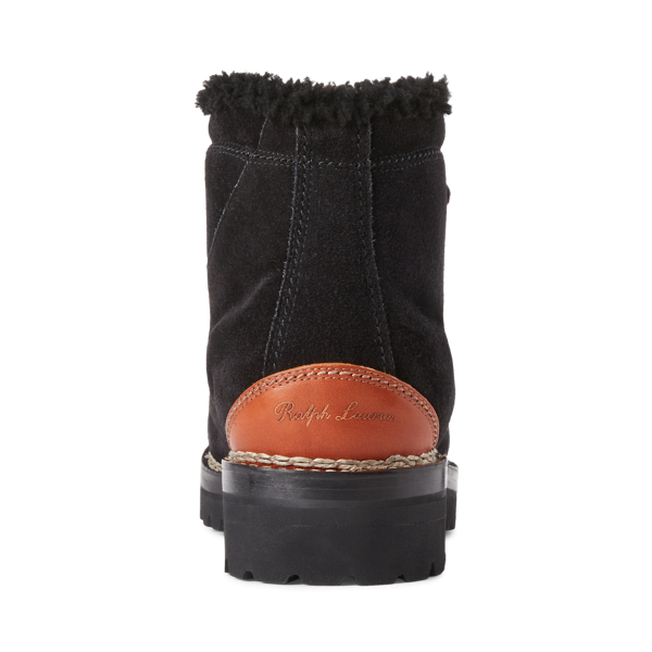 Bottes Darrow doublées en peau lainée Purple Label en Noir/Violet 3