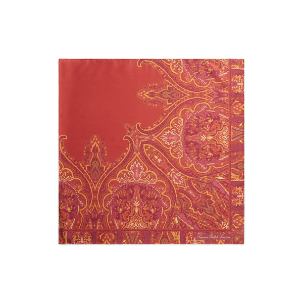 Bossa Nova Cameron Paisley Silk Habotai Scarf Lauren 2
