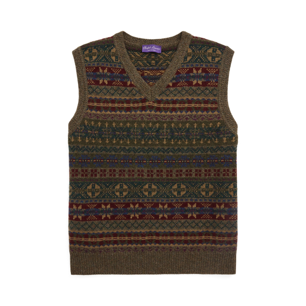 Ralph lauren fair isle vest hotsell