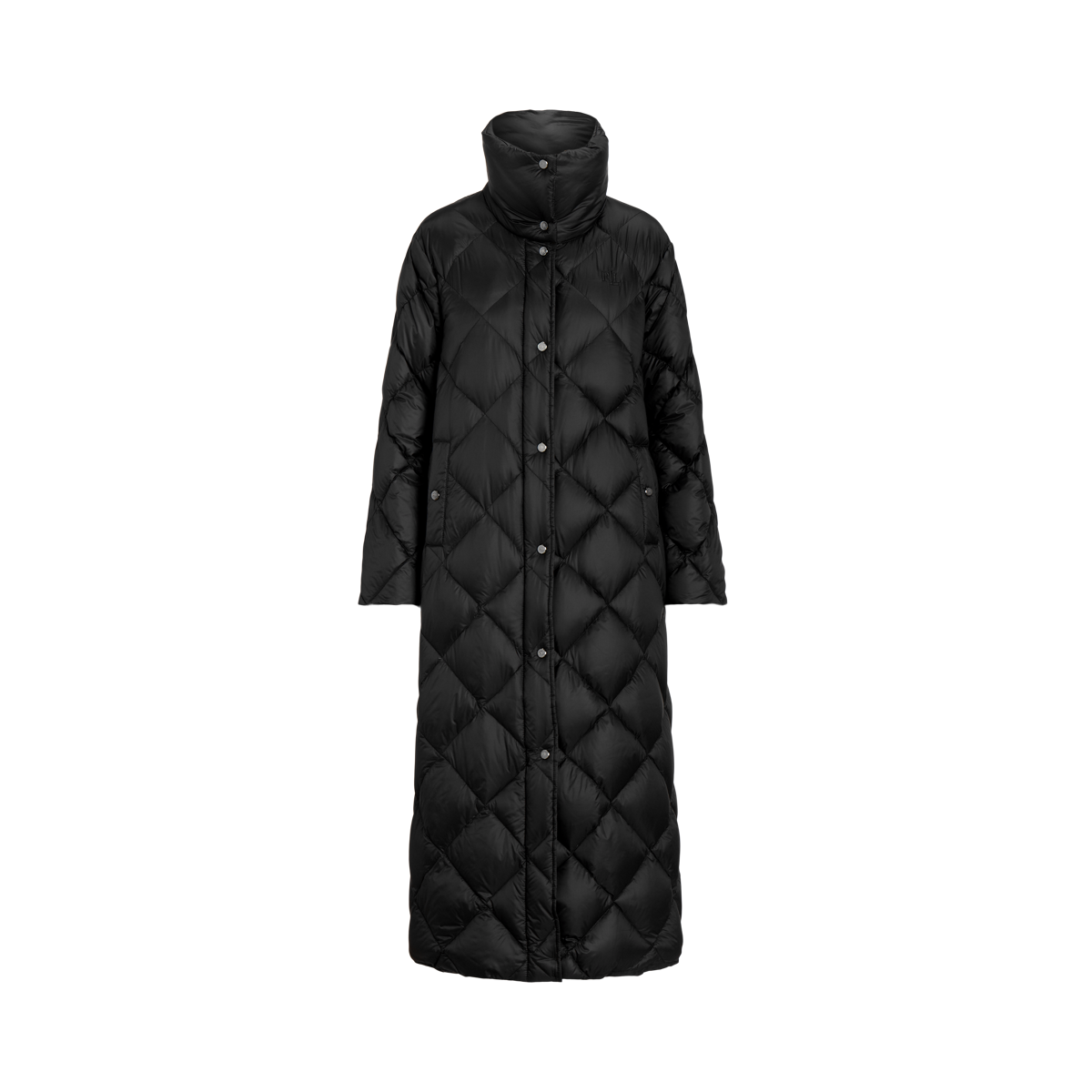 Diamond Quilted Maxi Down Coat