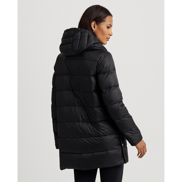 Oversize Collar Quilted Down Coat