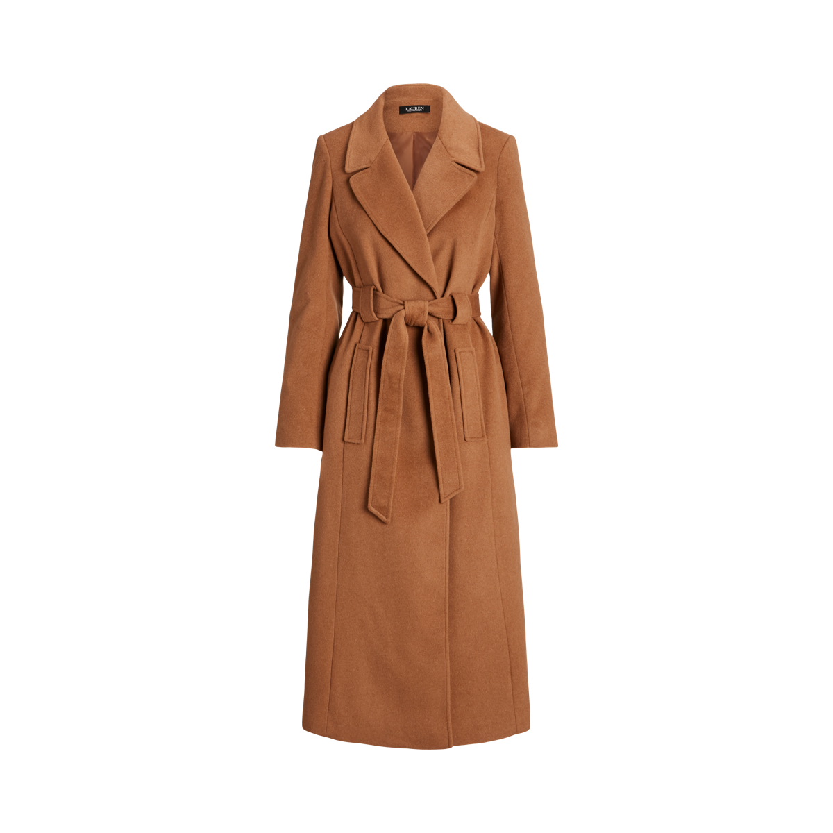 Ralph lauren belted wrap coat best sale