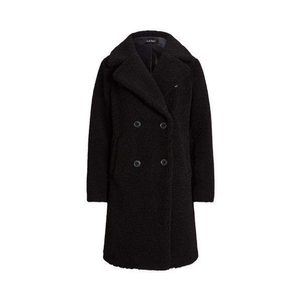 LAUREN BY RALPH LAUREN  ダブル テディコート Double-Breasted Teddy Coat