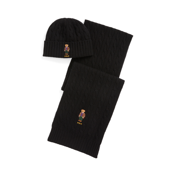 Mens polo hat and scarf set on sale