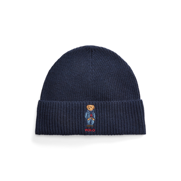 Polo Bear Rib-Knit Beanie Polo Ralph Lauren 1