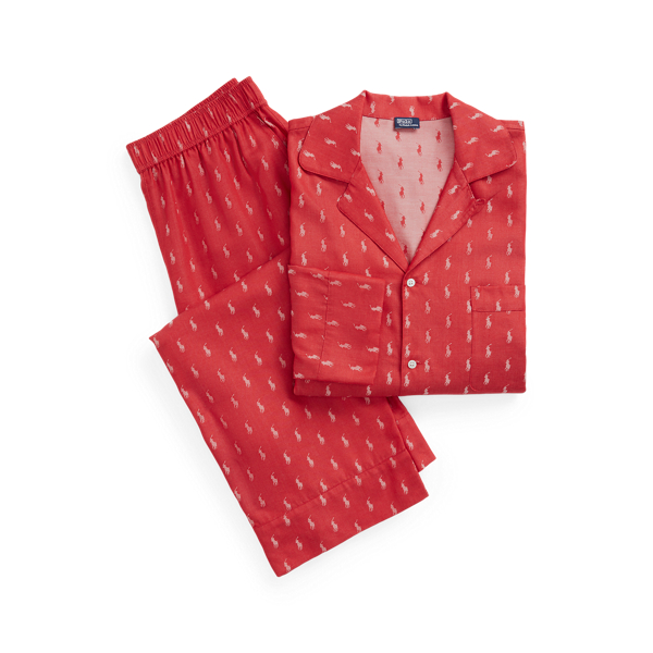 Pyjama mit durchgehendem Ponymuster Polo Ralph Lauren in 1