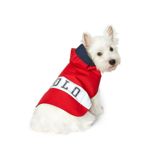 Canvas Logo Dog Raincoat